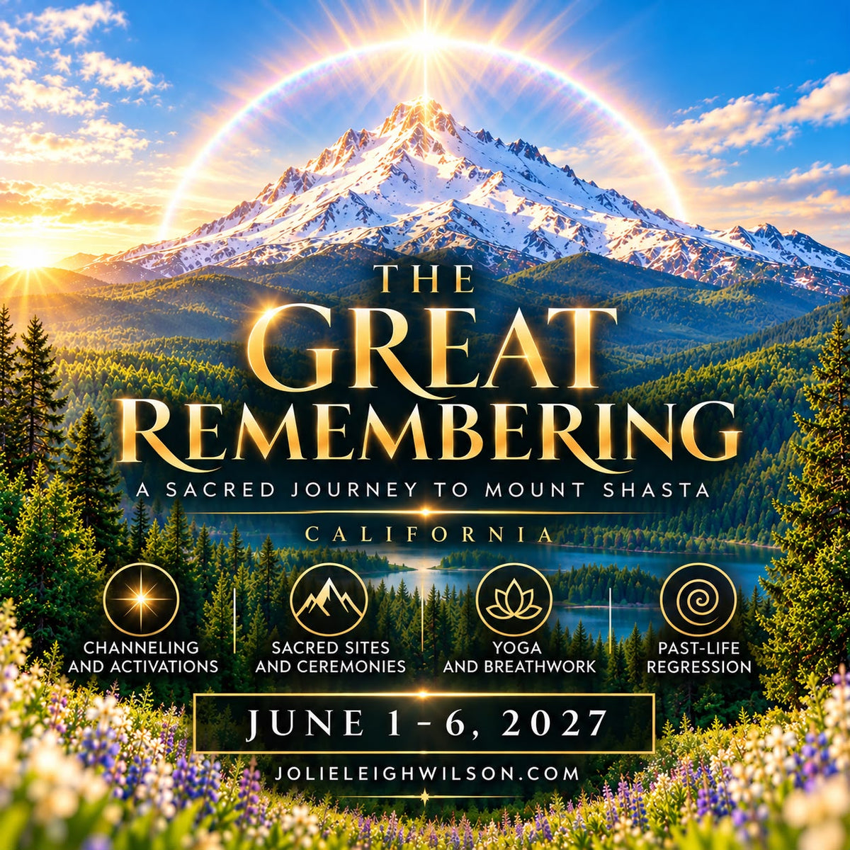 THE GREAT REMEMBERING | MOUNT SHASTA, CALIFORNIA RETREAT | June 1–6, 2027 | Details Coming Soon